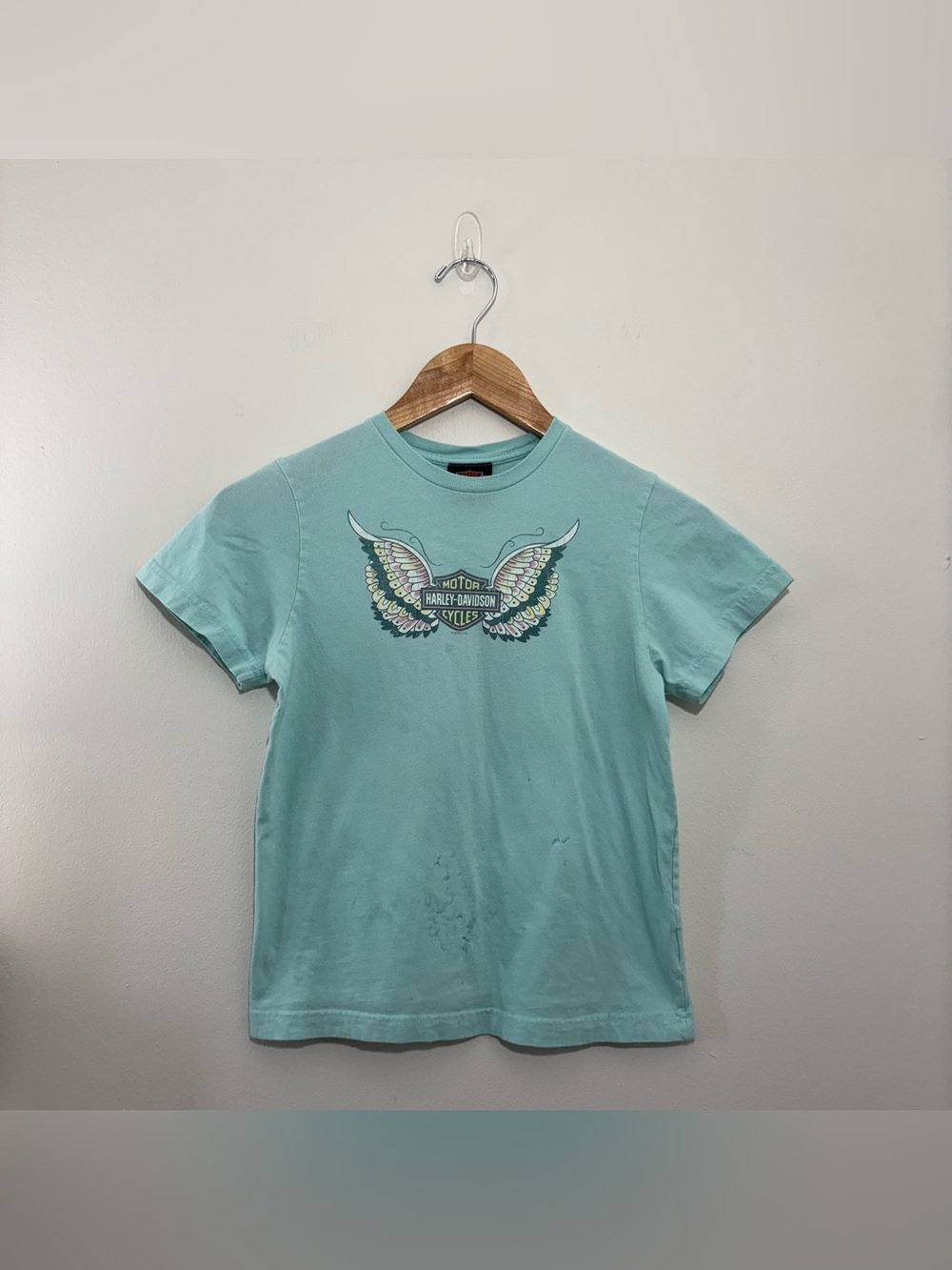 Harley Davidson 2024 graphic tee Montgomery, AL (medium youth) *flawed*